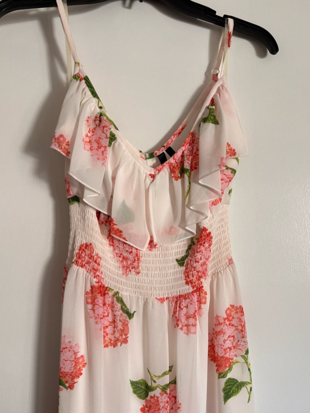 Floral Pink Ruffle Maxi Dress - Women - Picture 3 of 3